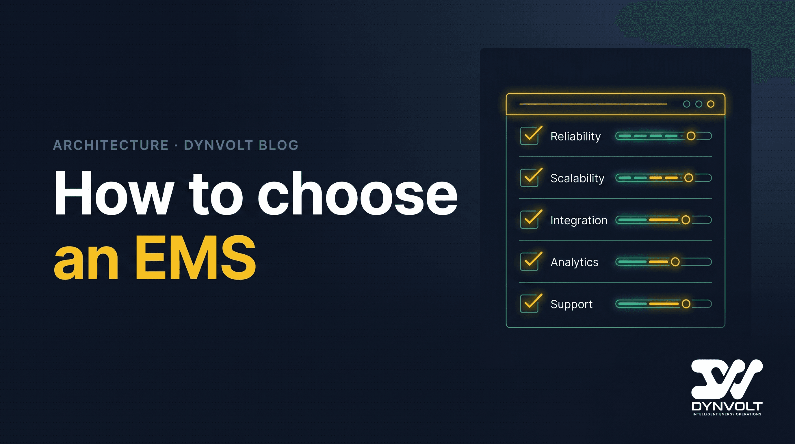 How to Choose an EMS for a Solar or Renewable Plant: A 2026 Buyer's Guide