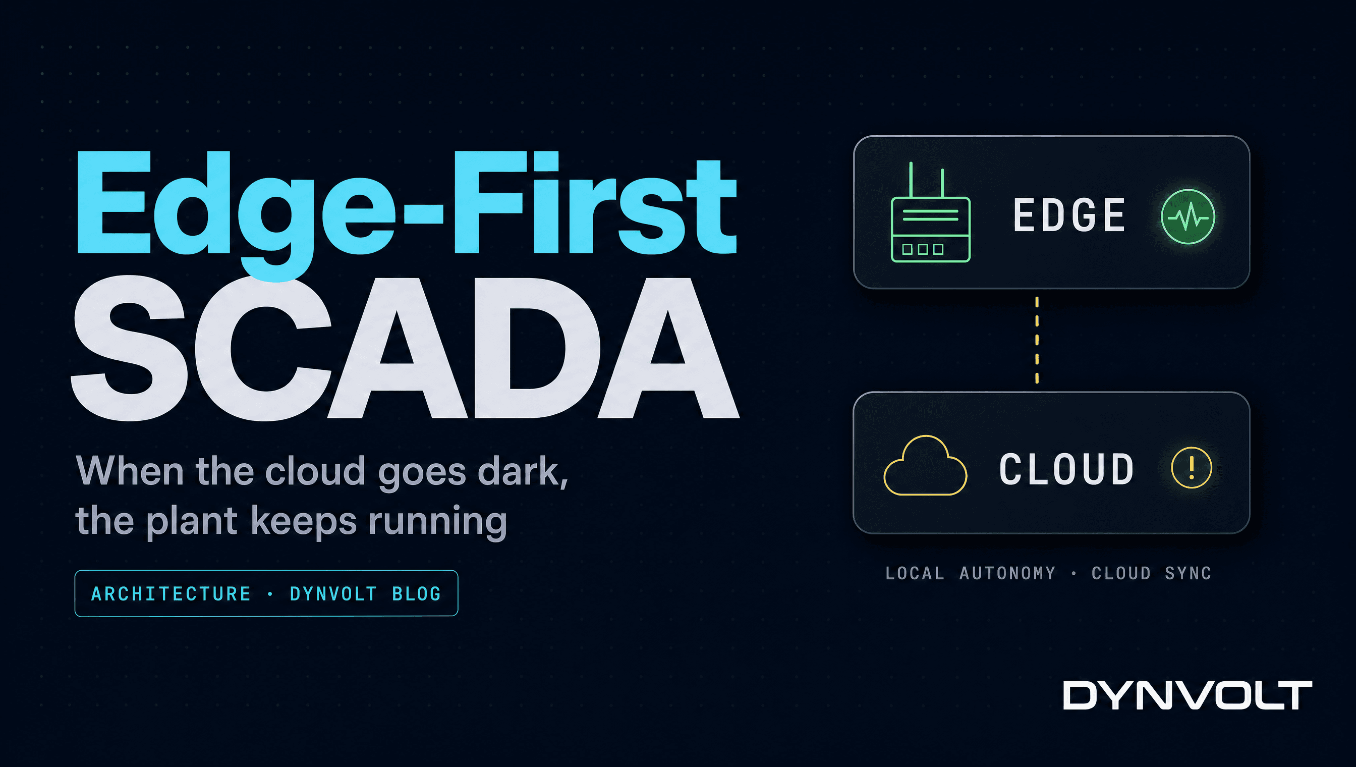 Edge-First SCADA: Why Cloud-Only Monitoring Fails Utility-Scale Solar